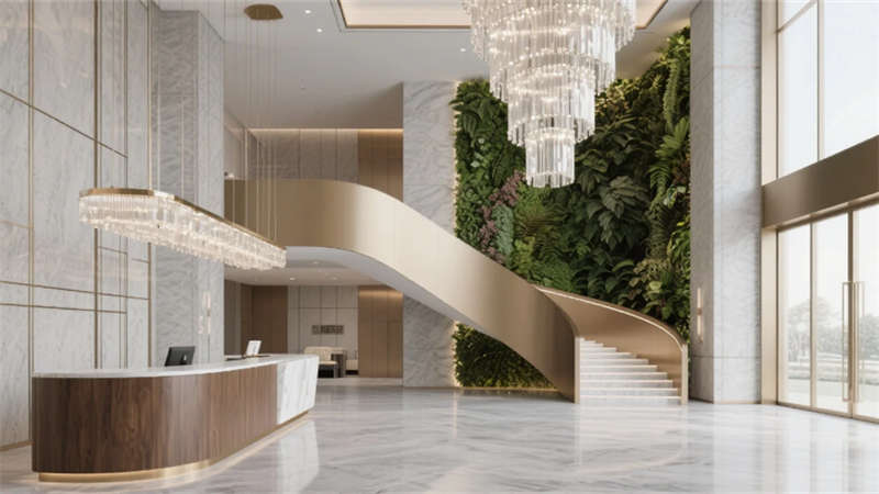 都市謐境，光影交響——合肥4500㎡現(xiàn)代輕奢酒店設(shè)計(jì)效果圖