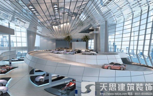 汽車(chē)4s店裝修用新穎設(shè)計(jì)打動(dòng)顧客