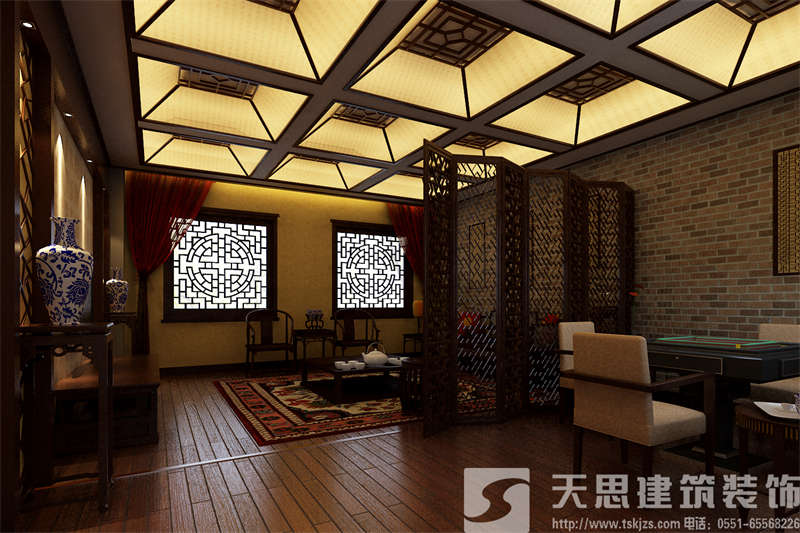 現(xiàn)代茶樓裝修休閑商務與時俱進