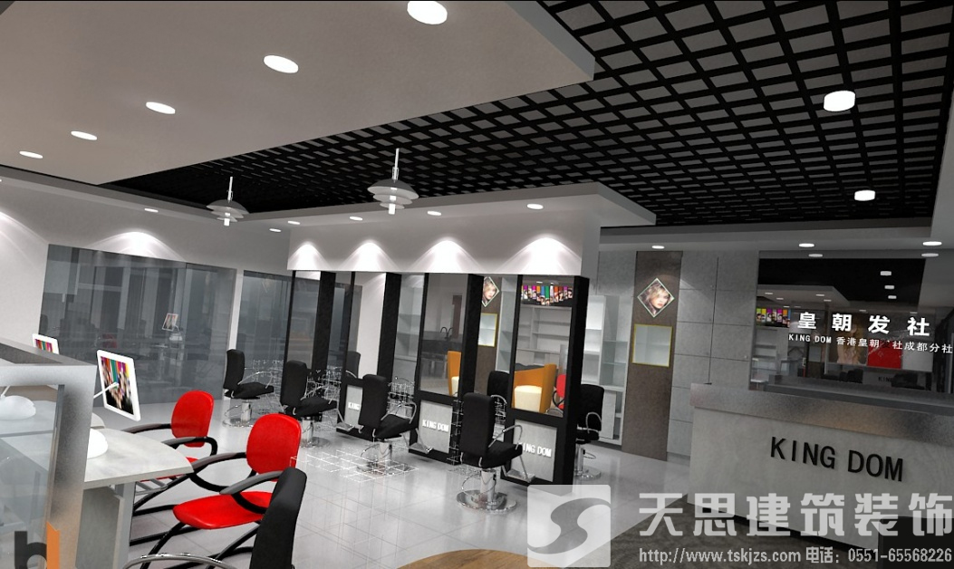 時(shí)尚理發(fā)店裝修設(shè)計(jì)客滿為患不是夢(mèng)